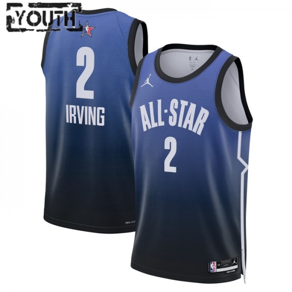 All-Star 2023 Trikot Team 1 Kyrie Irving 2 Nike Blau Swingman - Kinder
